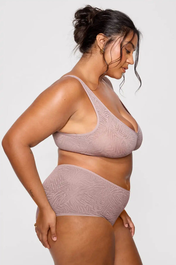 Hot Mesh Plunge Bralette