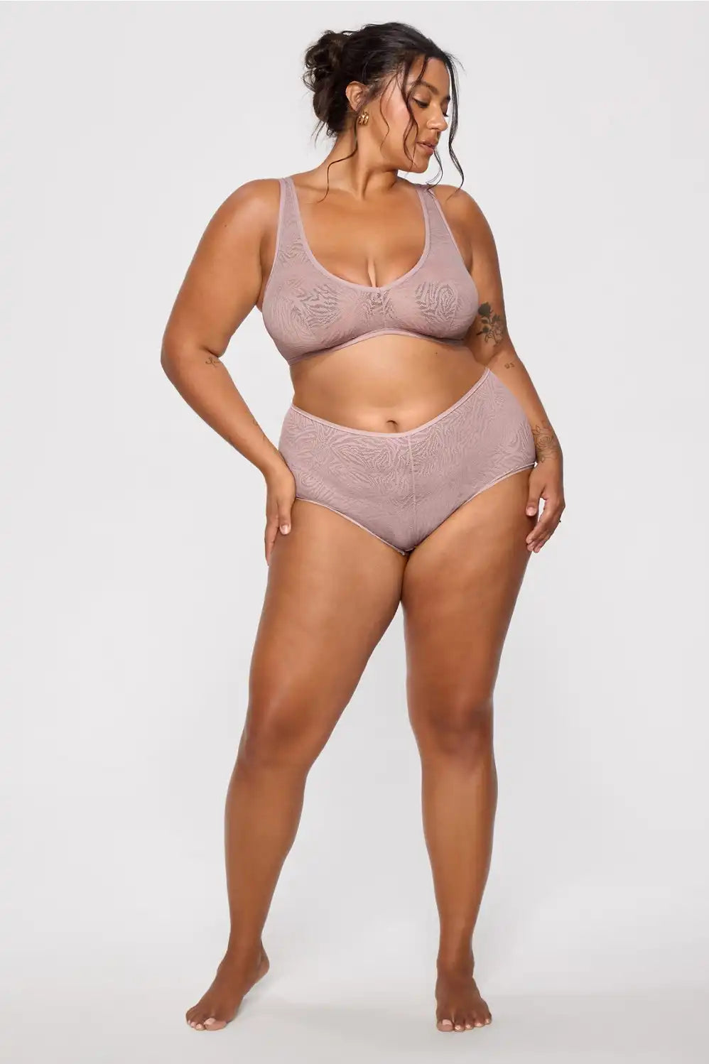 Hot Mesh Plunge Bralette