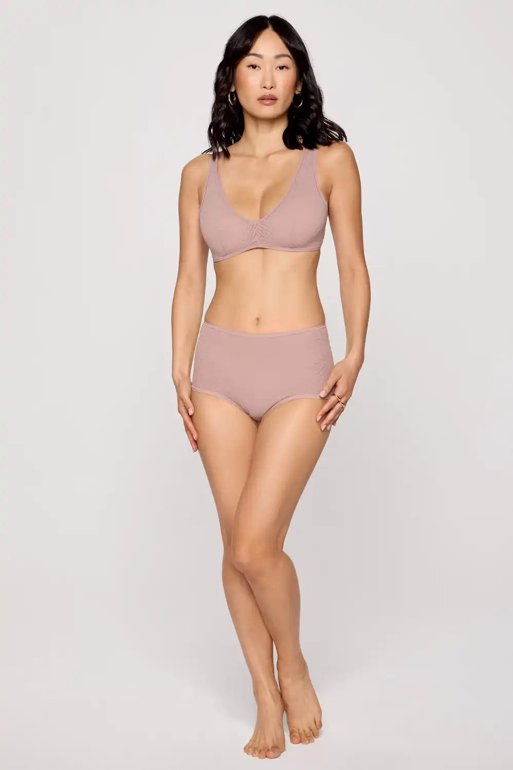 Hot Mesh Plunge Bralette