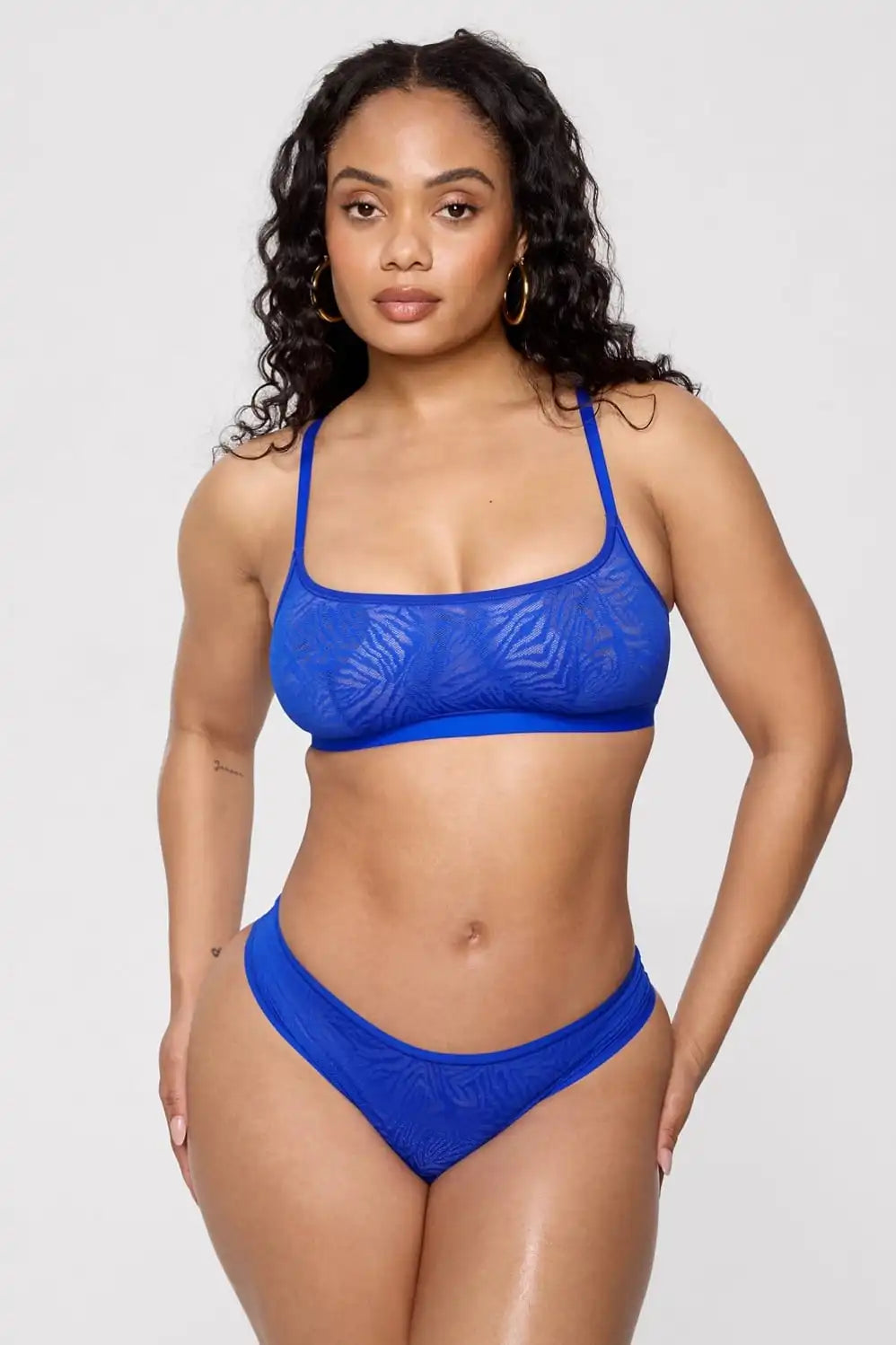Hot Mesh Scoop Bralette Main image