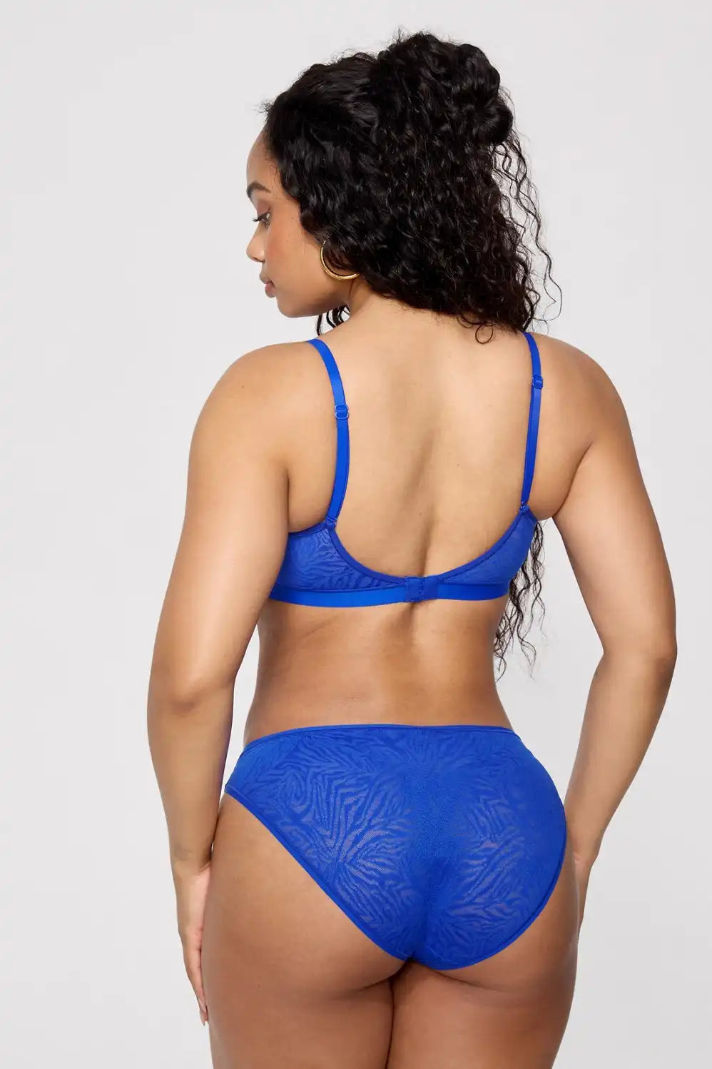 Hot Mesh Scoop Bralette Secondary image
