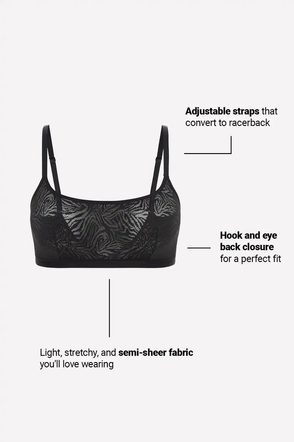 Hot Mesh Scoop Bralette