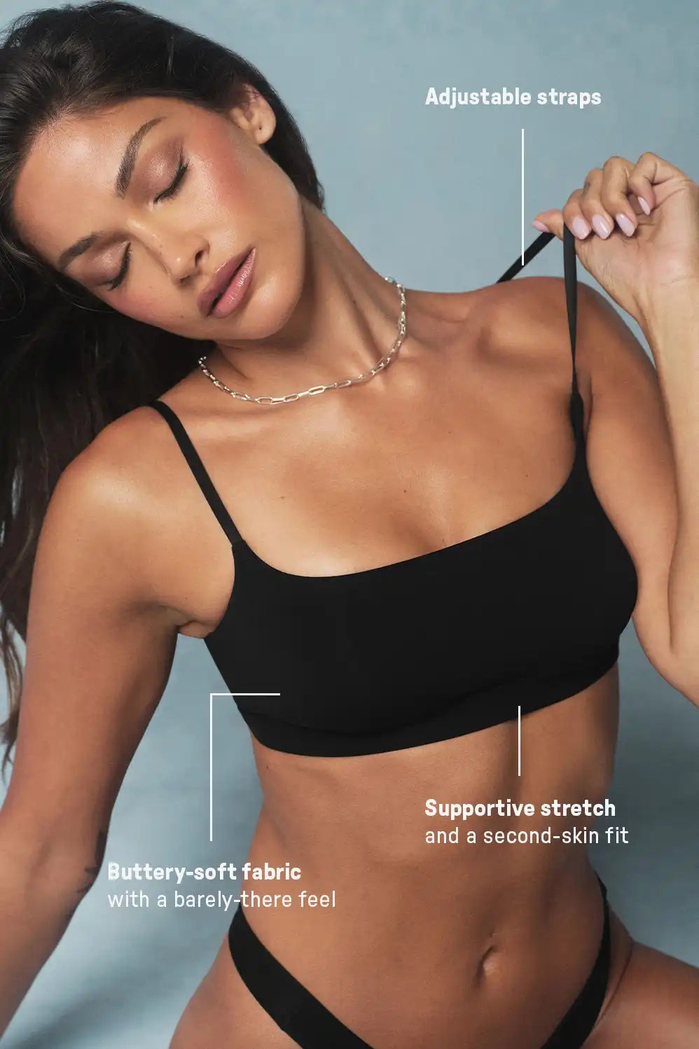 Stretchy Fit Scoop Bralette