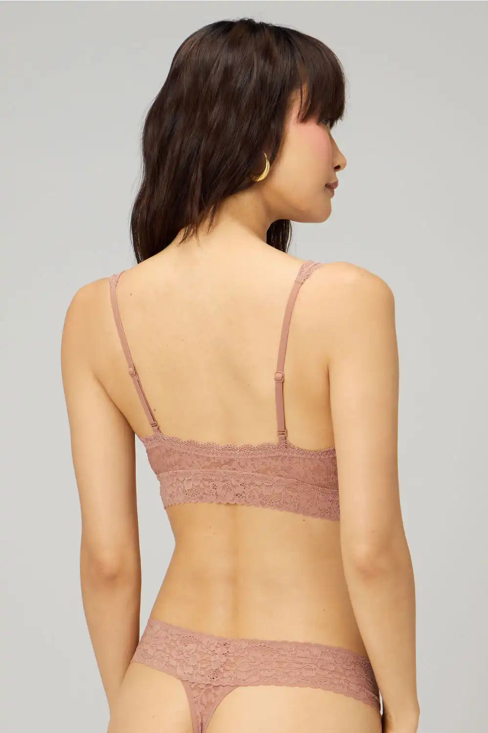 Lush Lace Triangle Bralette Secondary image