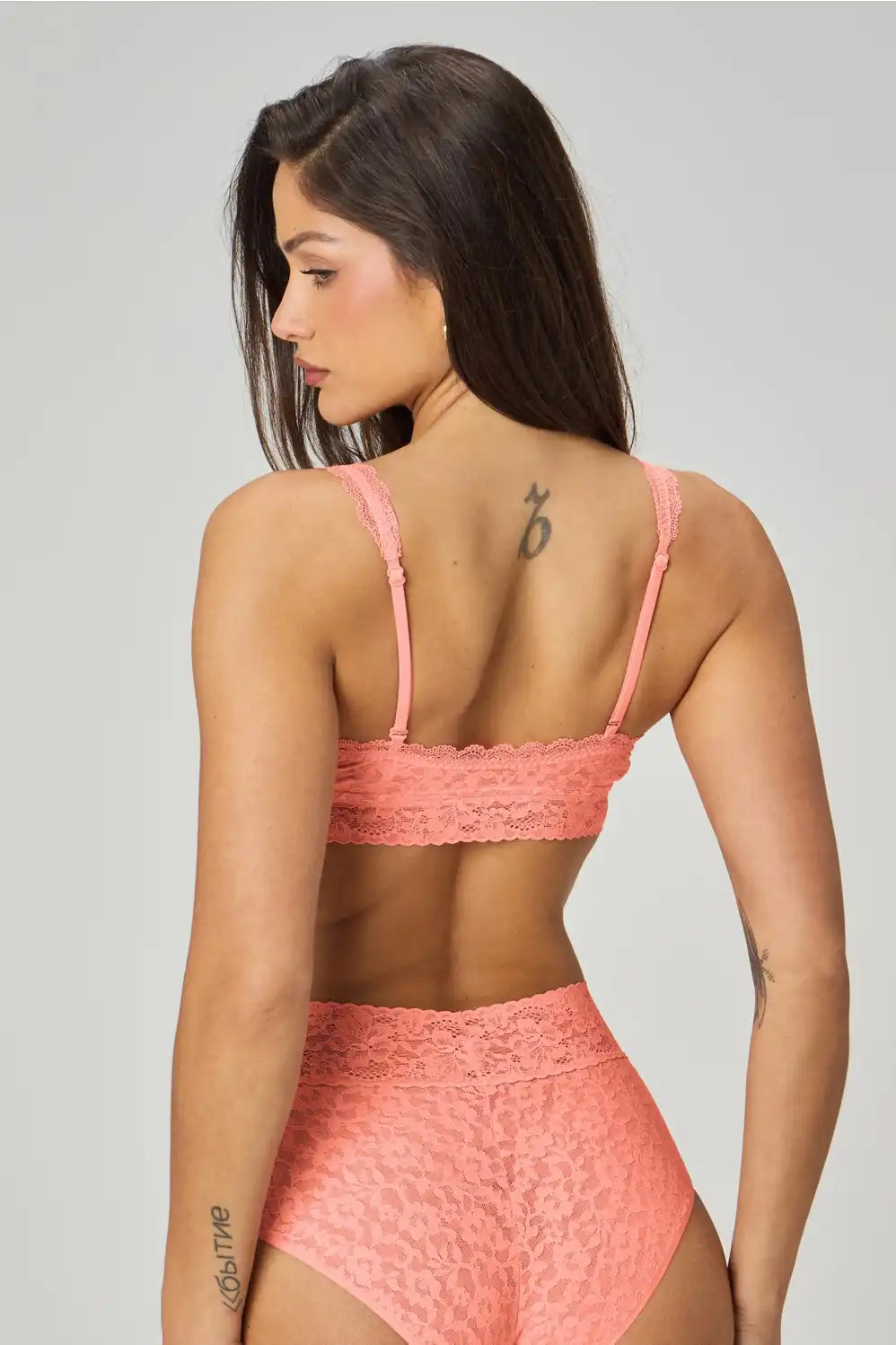 Lush Lace Triangle Bralette Secondary image