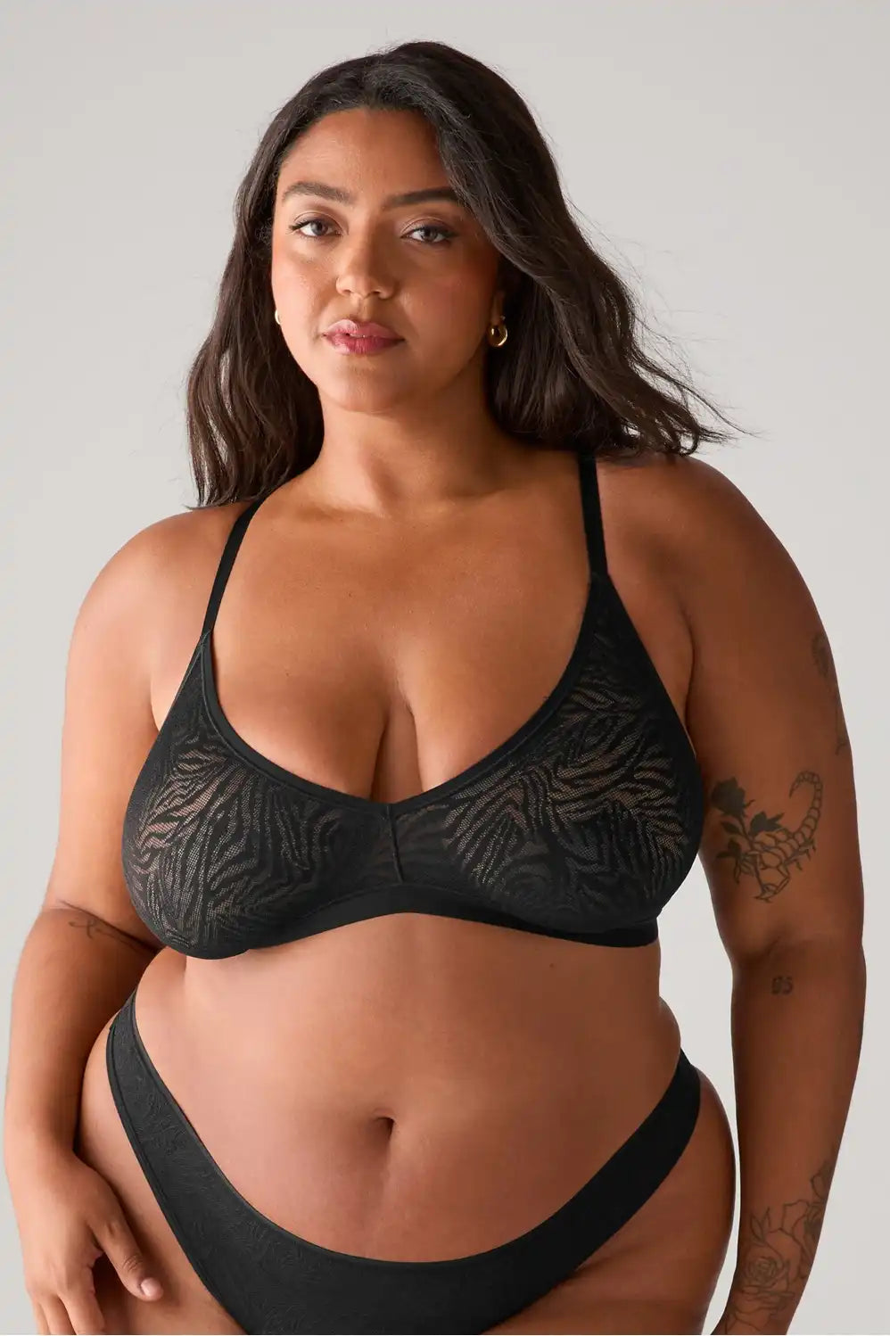 Hot Mesh Triangle Bralette