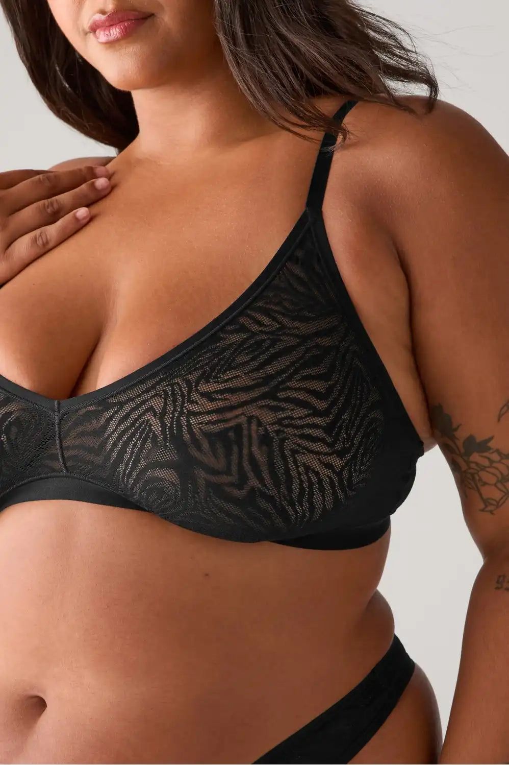 Hot Mesh Triangle Bralette