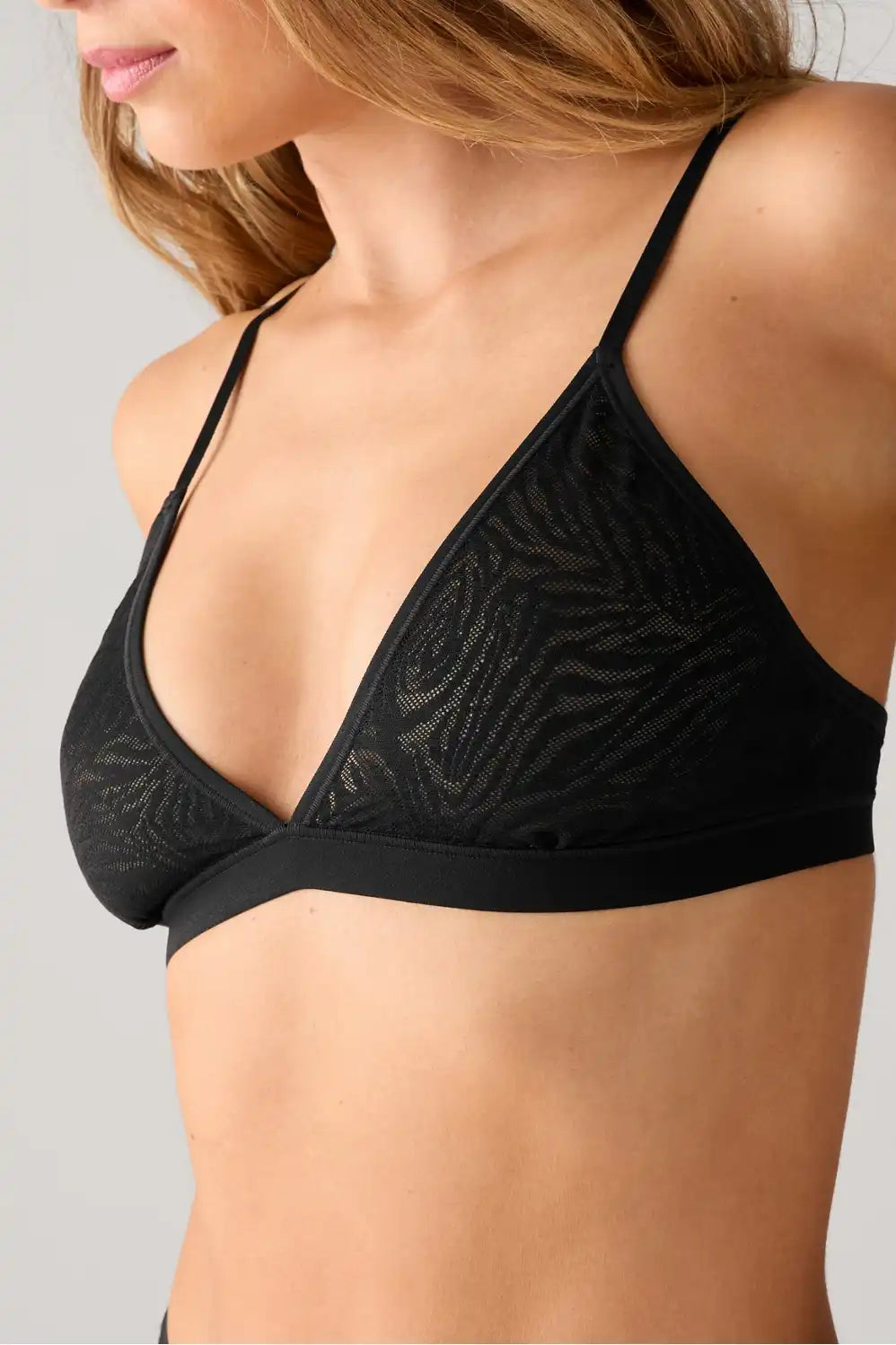 Hot Mesh Triangle Bralette