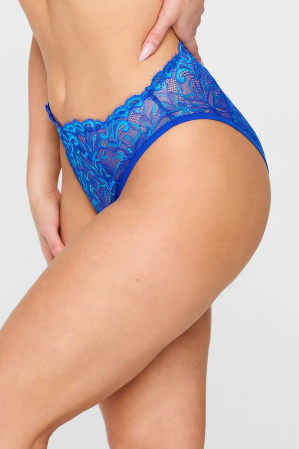 Smoothing Lace Mid Rise Brief