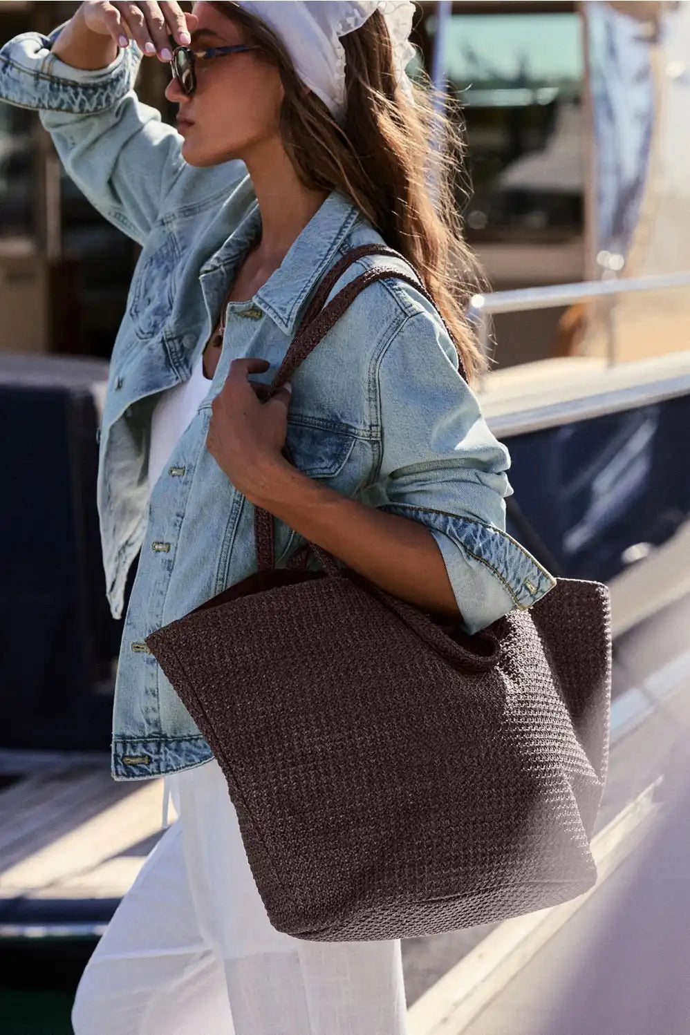 The Raffia Beach Bag