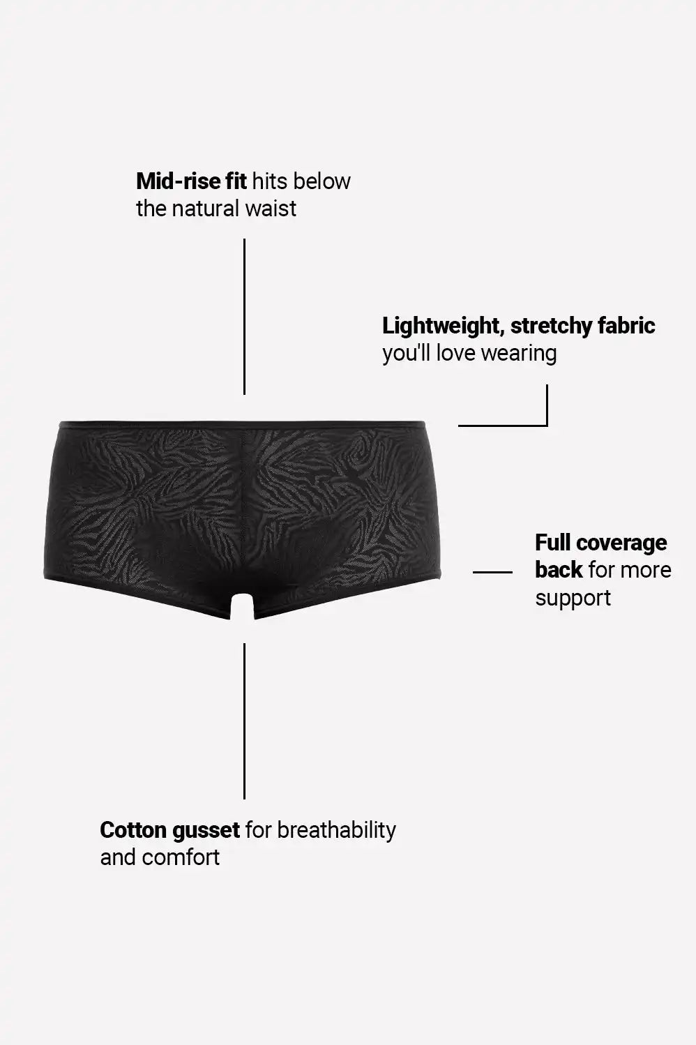 Hot Mesh Boyshort