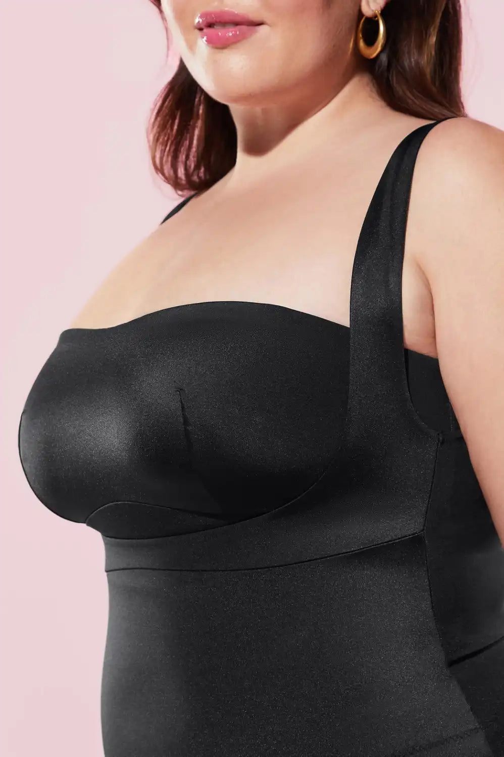 Headliner Shaping Open Bust Thong Bodysuit
