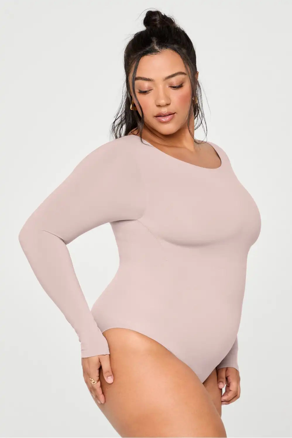 Nearly Naked Shapewear Long Sleeve Bodysuit