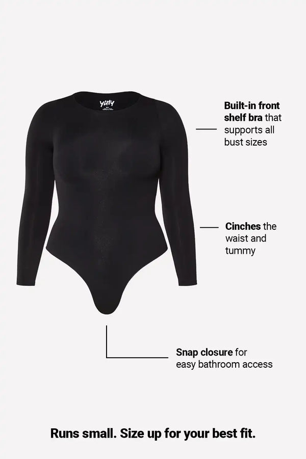 Nearly Naked Shapewear Long Sleeve Bodysuit