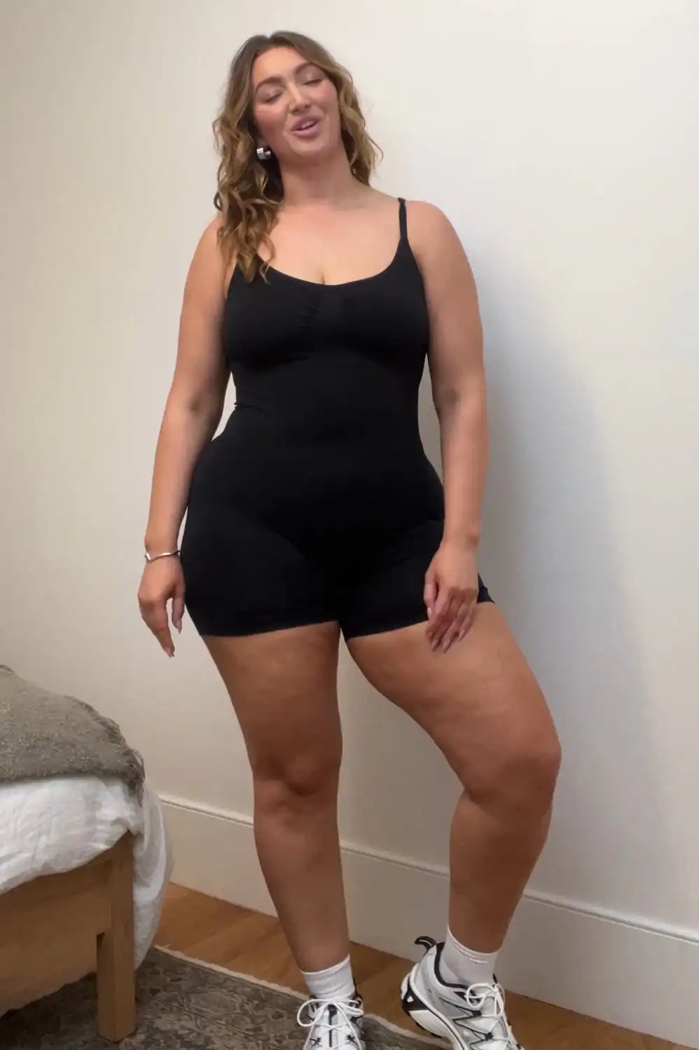 Smooth As Hell Shaping Short Onesie