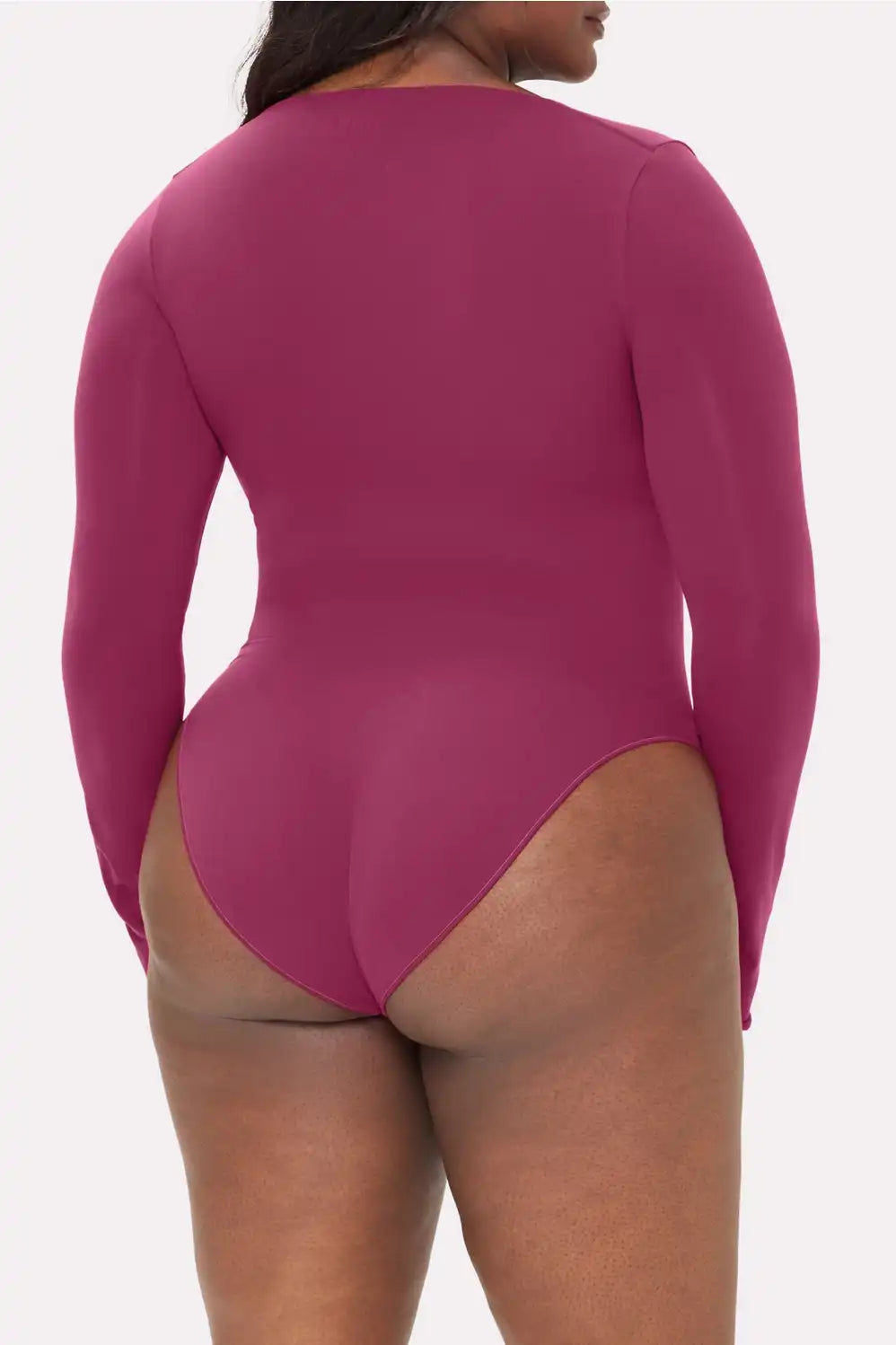 Nearly Naked Shapewear Square Neck Long Sleeve Bodysuit