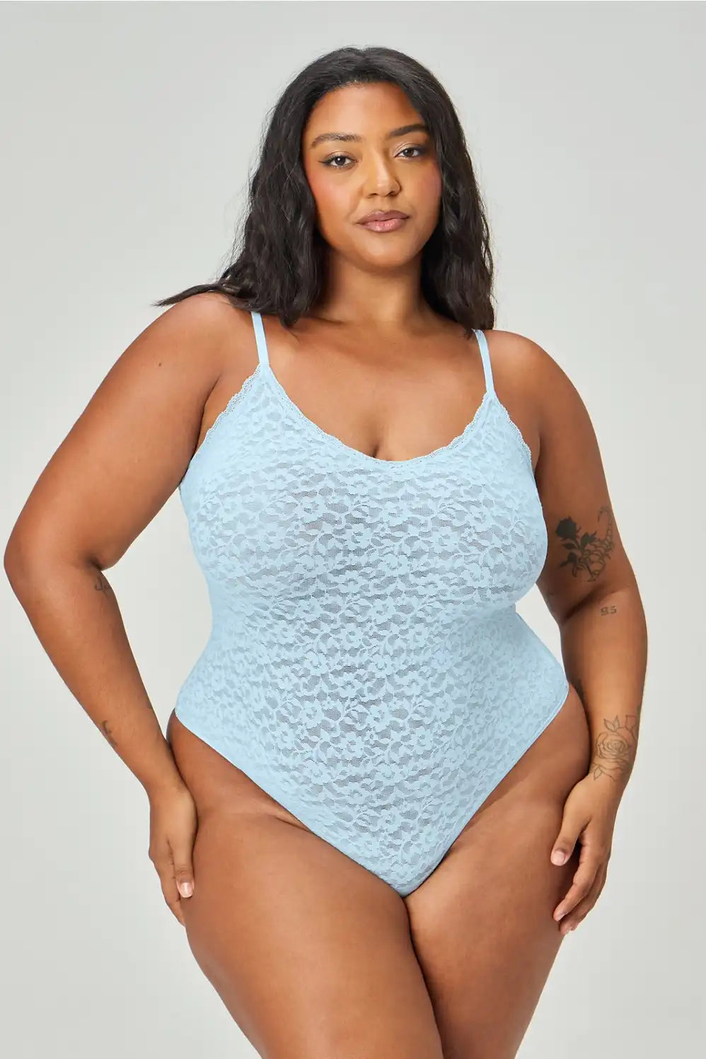 Lush Lace Strappy Bodysuit