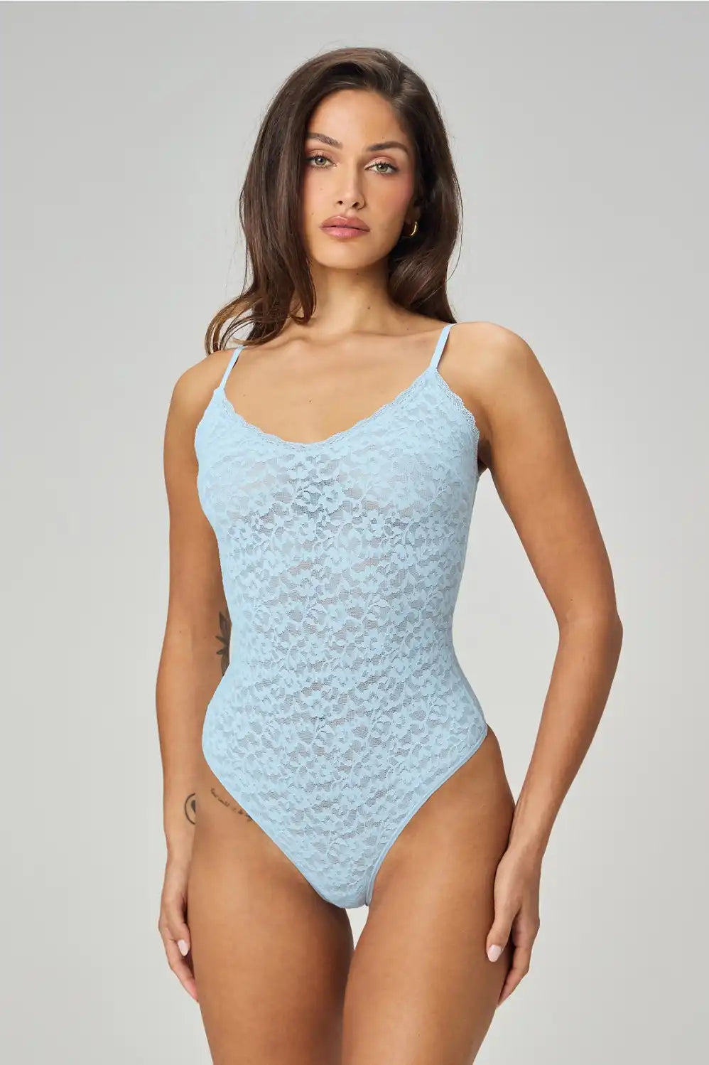 Lush Lace Strappy Bodysuit
