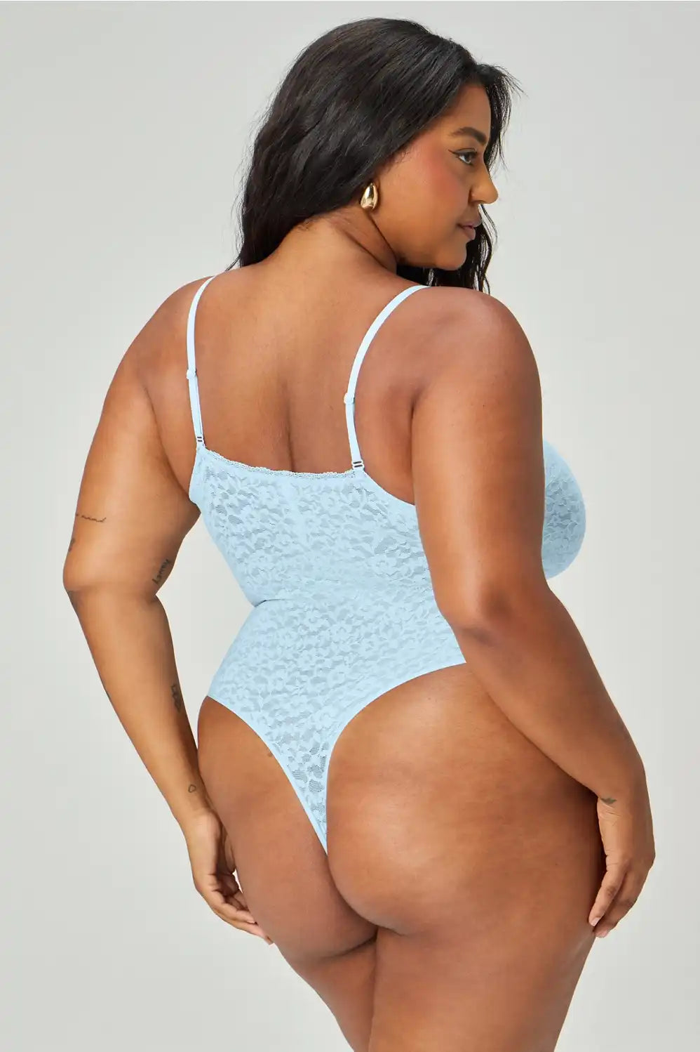 Lush Lace Strappy Bodysuit