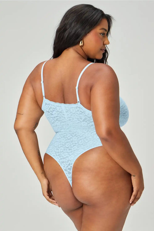 Lush Lace Strappy Bodysuit