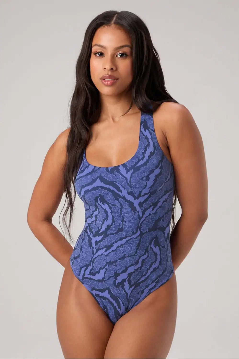 Stretchy Fit Racerback Thong Bodysuit Main image