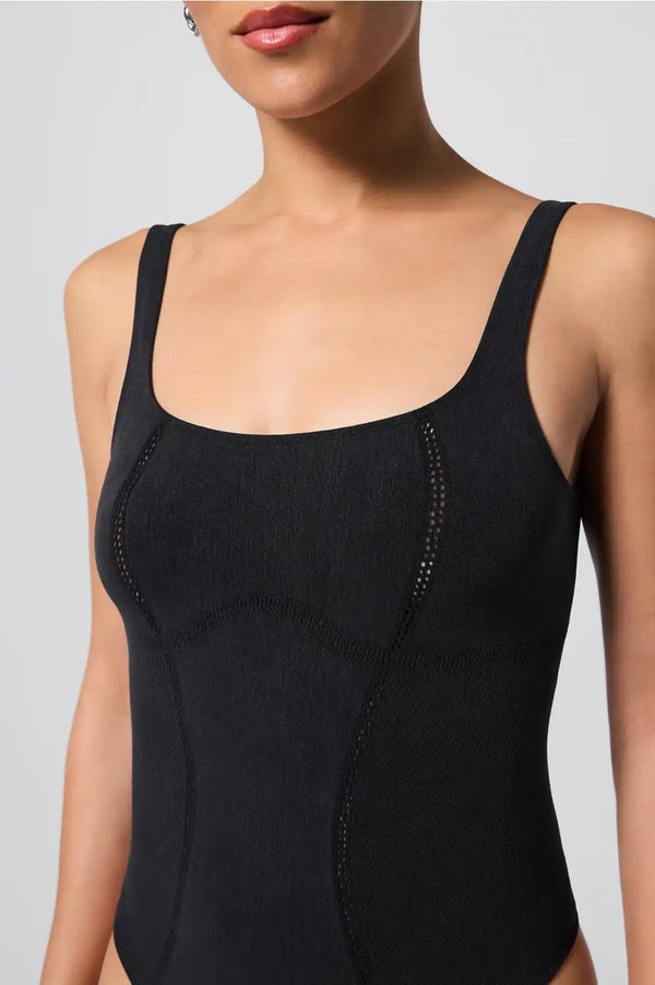 Denim Look Bodysuit