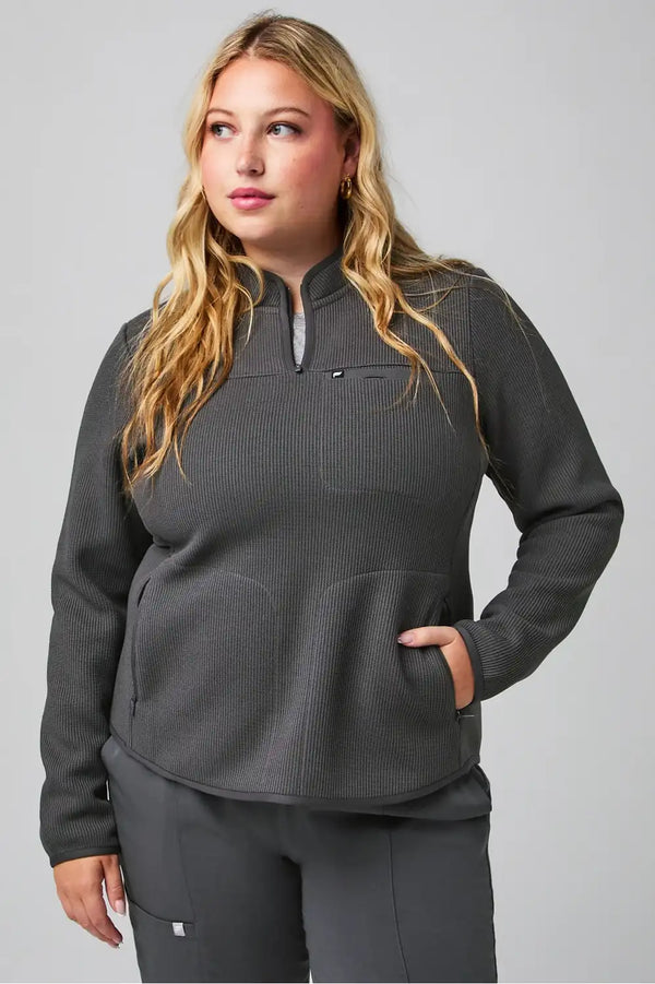 Pace Quarter Zip Scrub Jacket