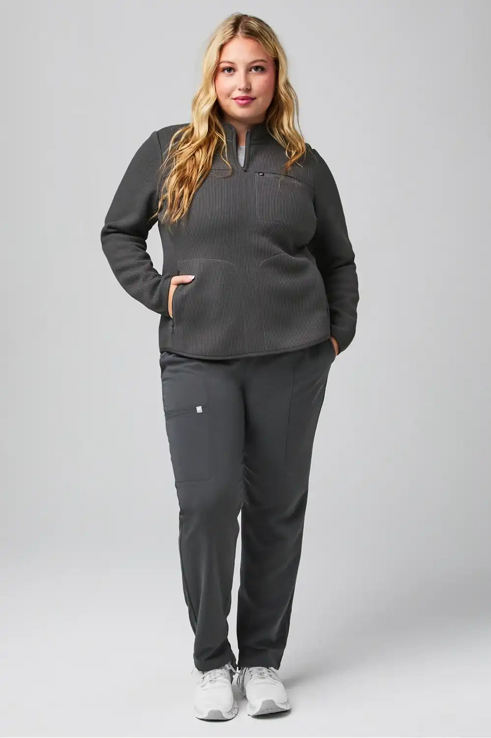 Pace Quarter Zip Scrub Jacket