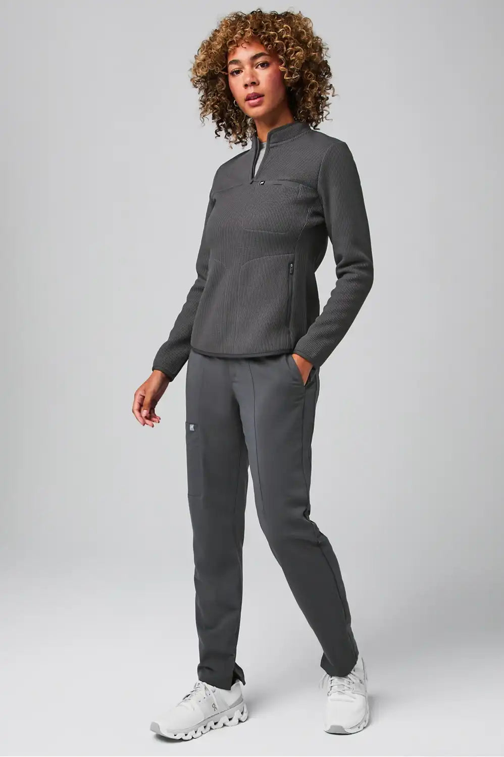 Pace Quarter Zip Scrub Jacket