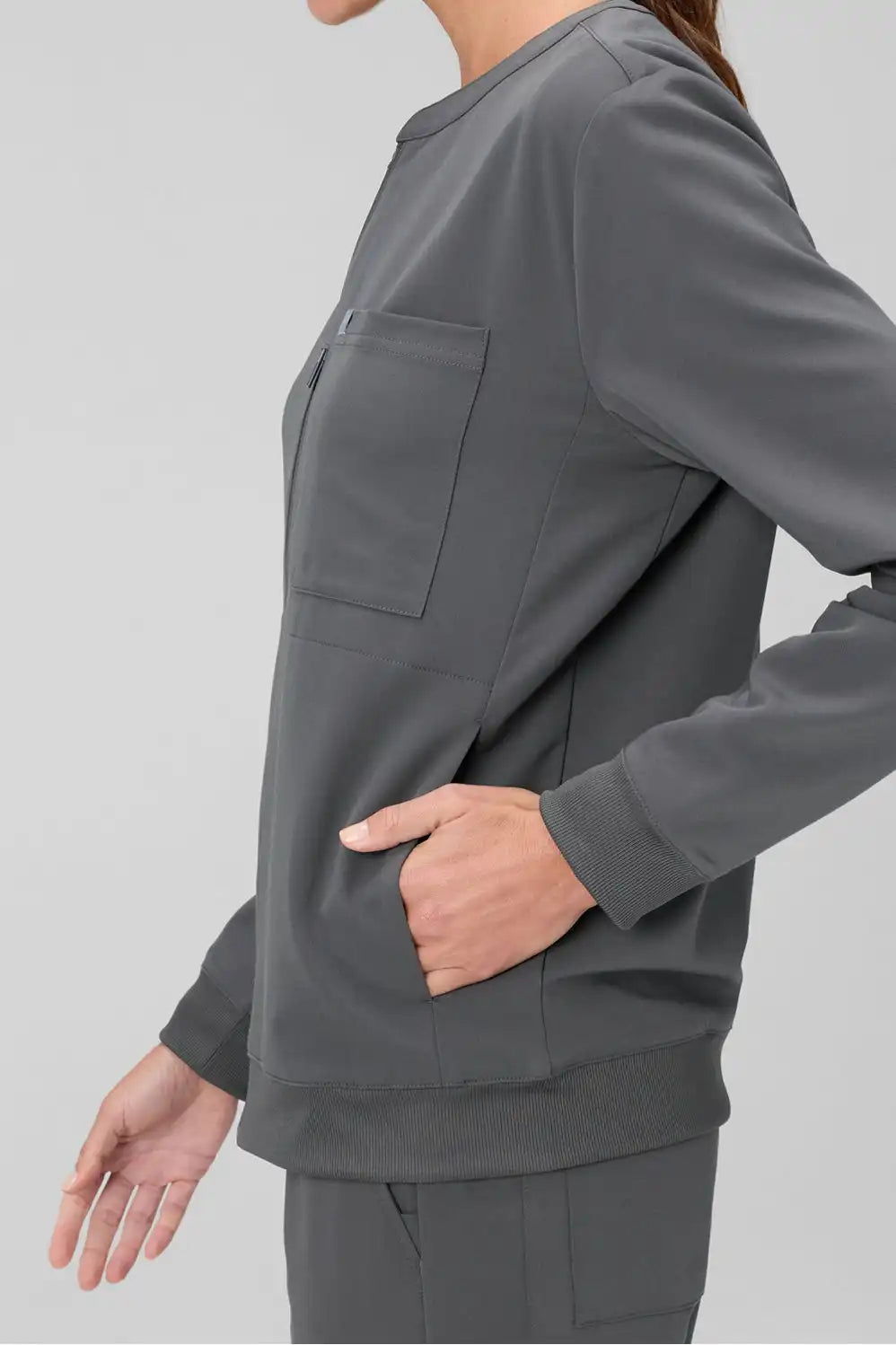 Daily 3-Pocket Scrub Jacket