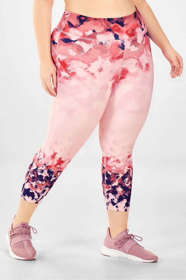 Mid-Rise Printed PureLuxe Capri