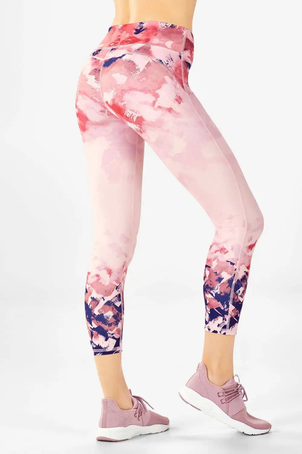 Mid-Rise Printed PureLuxe Capri