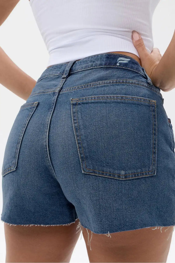 High Rise Denim Shorts 2.5"