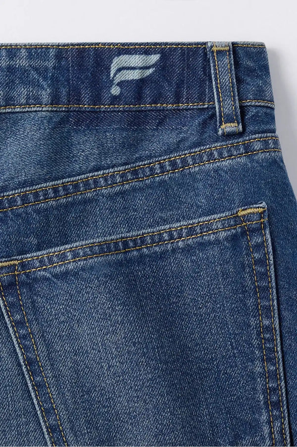 High Rise Denim Shorts 2.5"