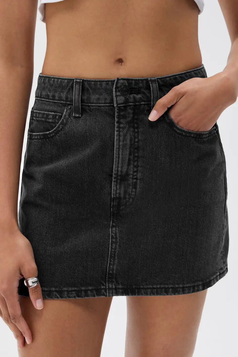 Denim Mini Skirt