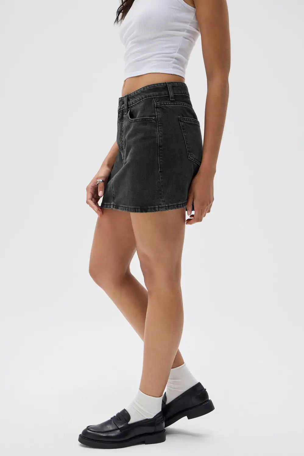 Denim Mini Skirt