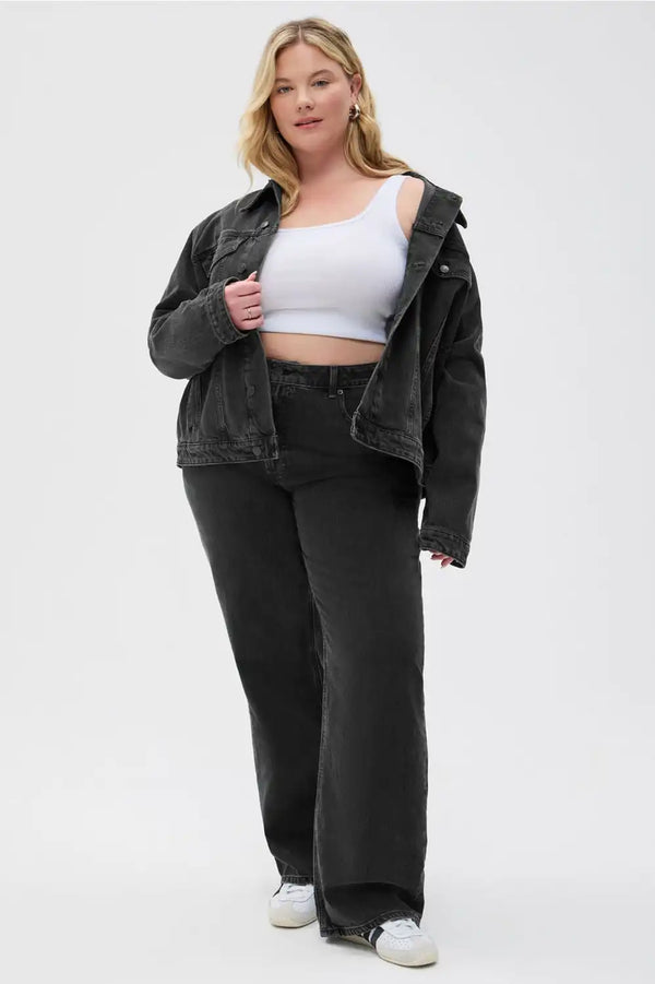 Mid Rise Baggy Jean