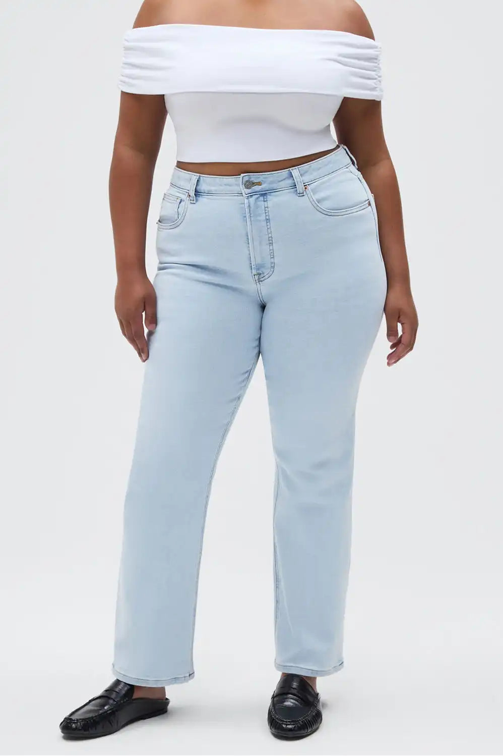 High Rise Straight Jean