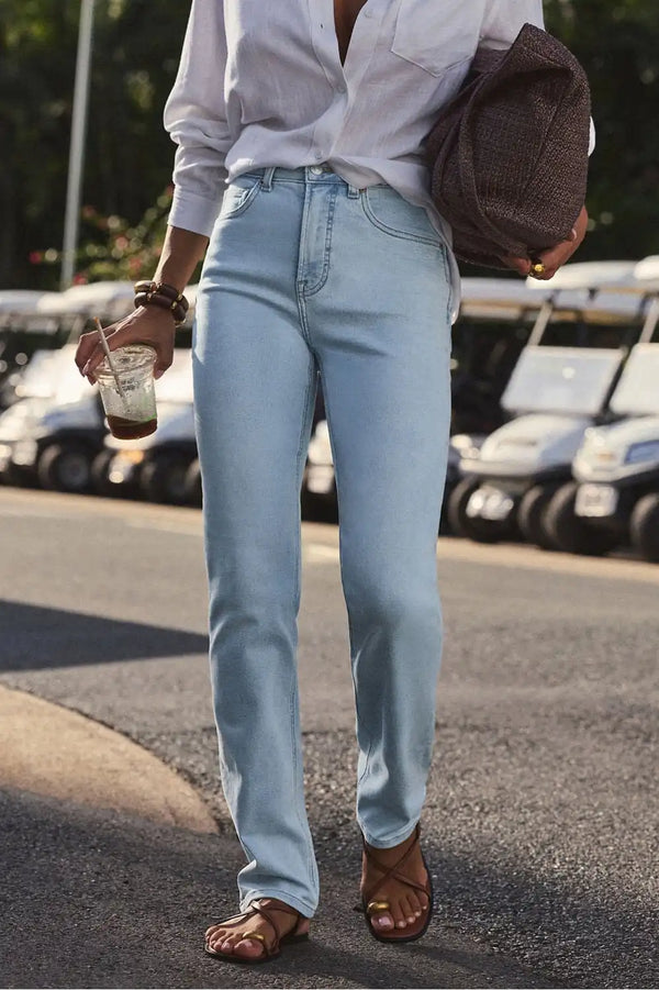 High Rise Straight Jean