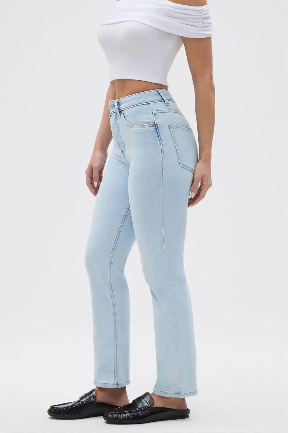 High Rise Straight Jean
