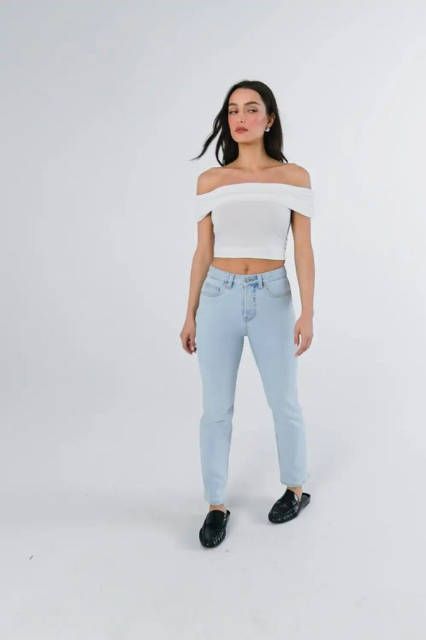 High Rise Straight Jean
