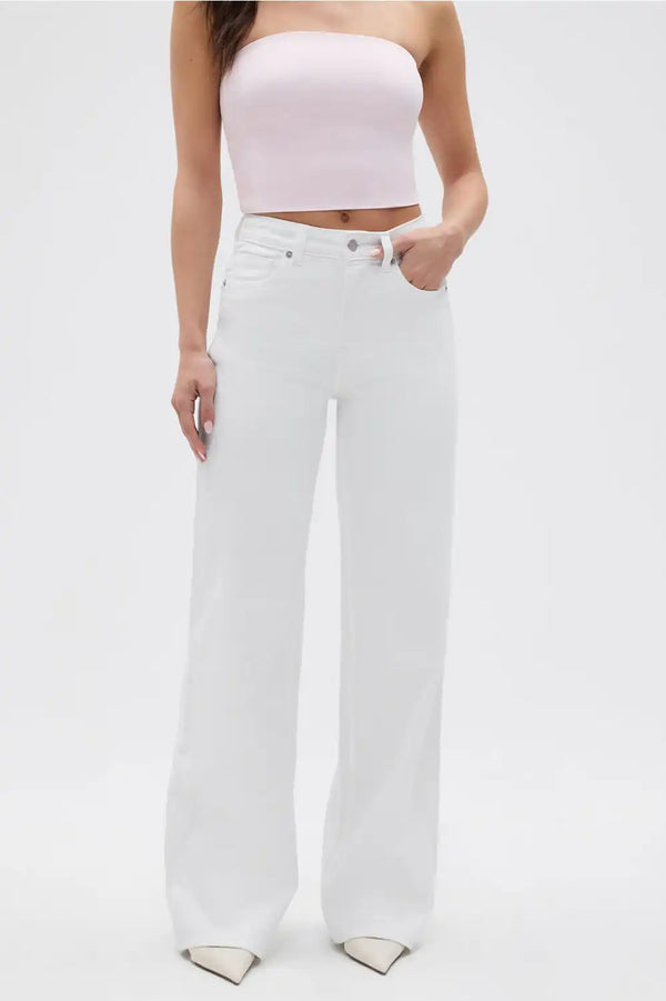 High Rise Wide Leg Jean