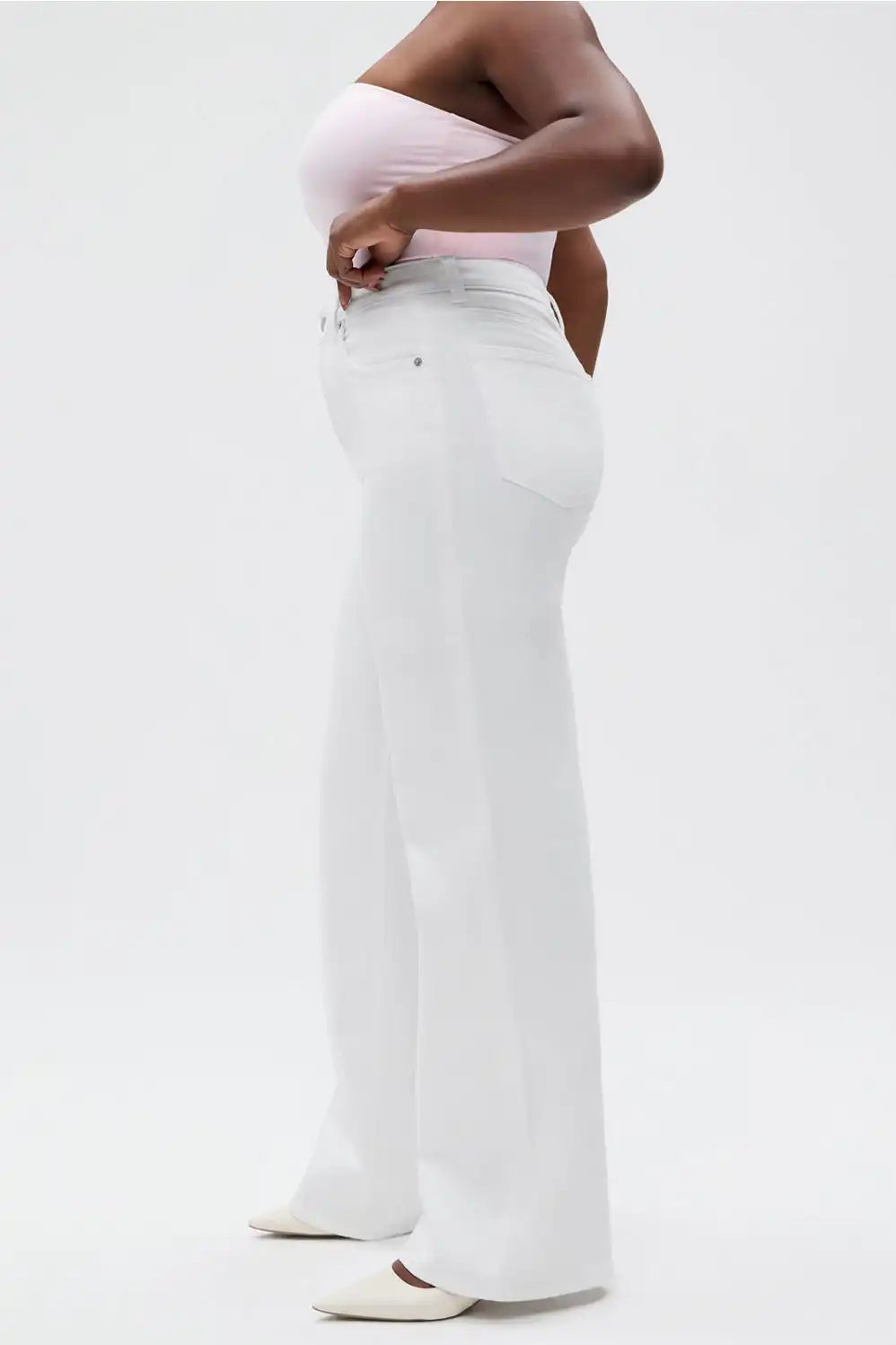 High Rise Wide Leg Jean