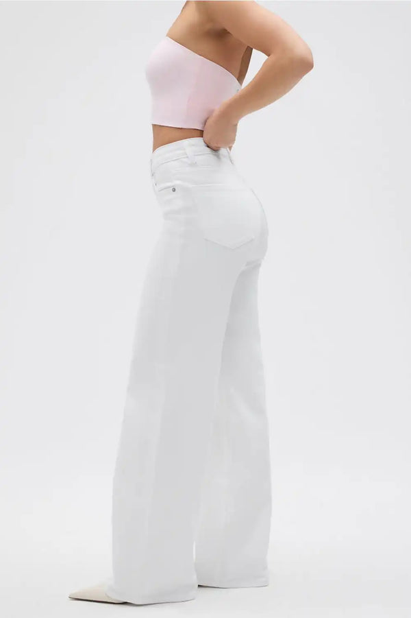 High Rise Wide Leg Jean