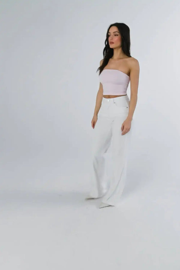 High Rise Wide Leg Jean