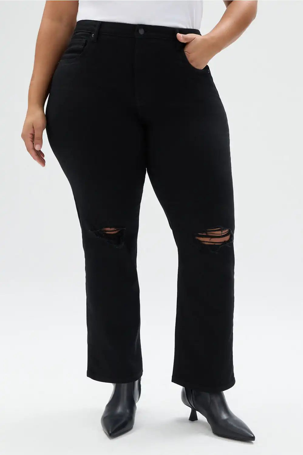 High Rise Straight Jean