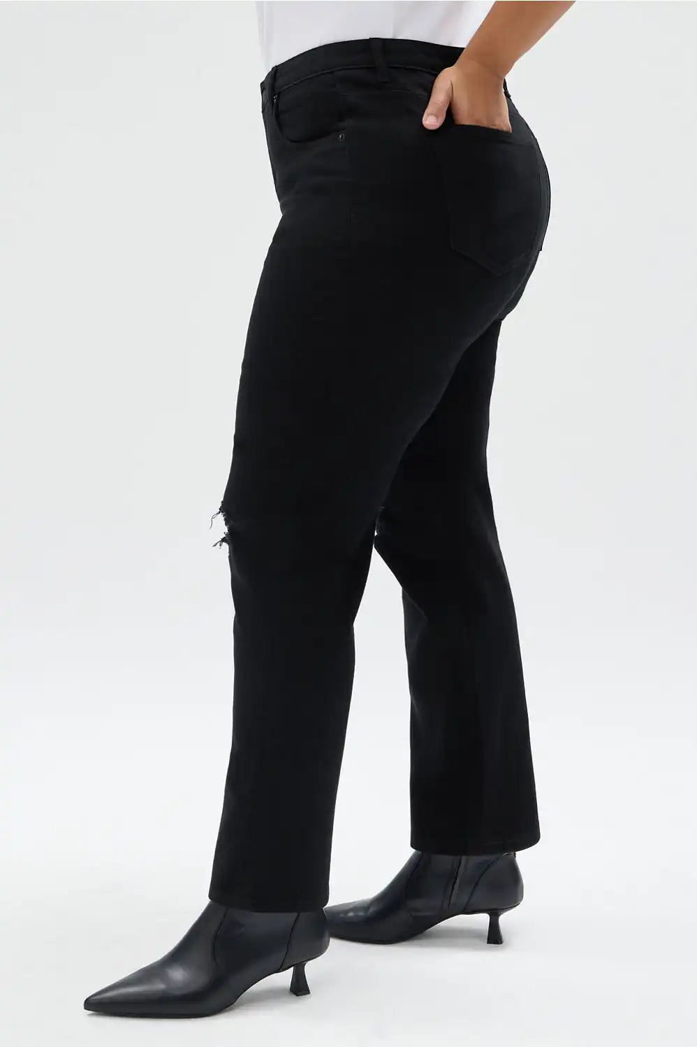 High Rise Straight Jean