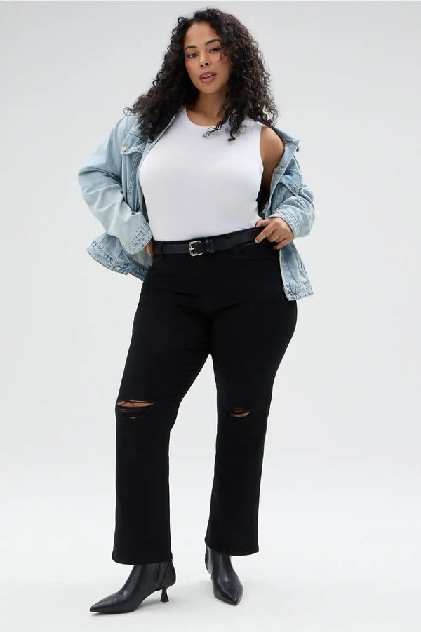 High Rise Straight Jean
