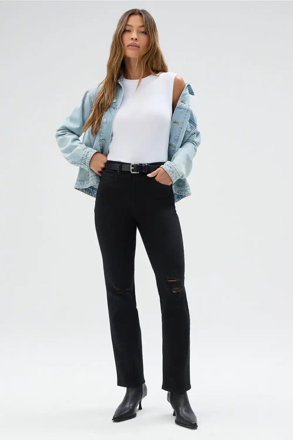 High Rise Straight Jean