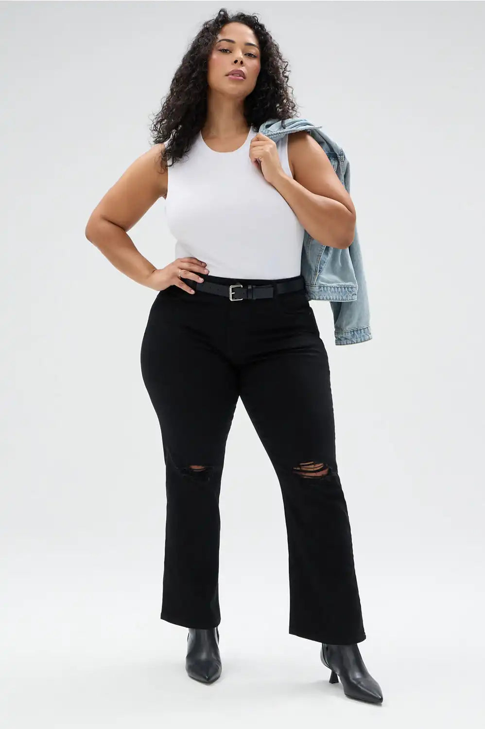 High Rise Straight Jean
